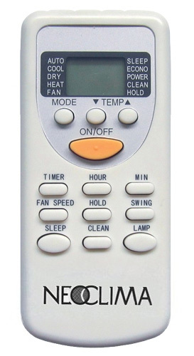 Neoclima ИК-пульт