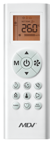 Mdv MDSA-09HRFN8 панель Gold/Silver