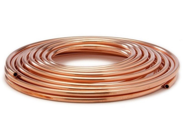 Труба медная для кондиционеров 1/4", 1 м