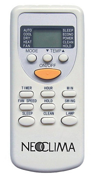 Neoclima ИК-пульт