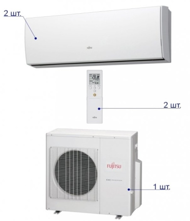 Fujitsu AOYG18LAC2/ASYG09LUCA*2шт